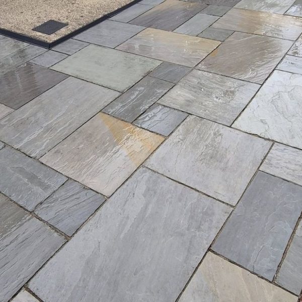 Carefully cleaned patio in Clare