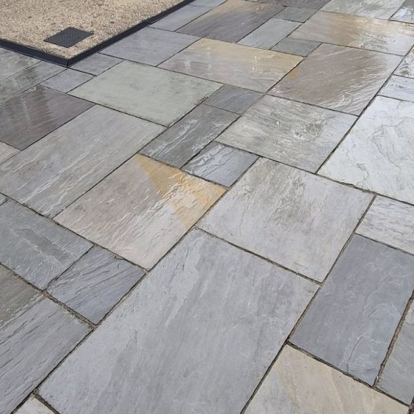 Carefully cleaned patio in Clare